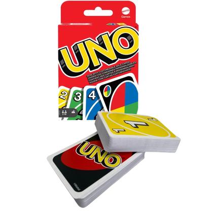 Imagem de Uno  Caiu Perdeu Torre de Equilíbrio  Dominó com Estojo  Diversão Garantida Kit Jogos Clássicos