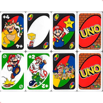 Imagem de Uno Super Mário Jogo De Cartas Mattel Português Original
