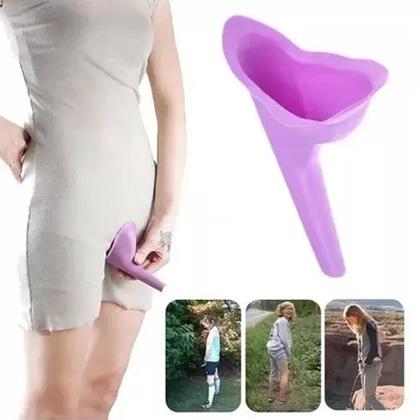 Imagem de Urinol Feminino Fazer Xixi Pé Funil Lavável Portátil