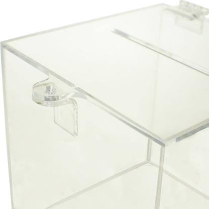 Urna Caixa Acrílica 15X15Cm Cubo Transparente Fecho Sorteio - Visual Laser Imagem de Urna Caixa Acrílica 15X15Cm Cubo Transparente Fecho Sorteio