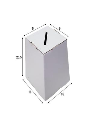 Imagem de Urna De Papelão Com 25 Cm Altura - Kit Com 10 Unidades