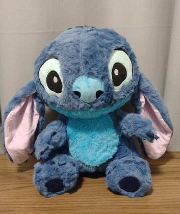 Imagem de Ursinho Bicho Pelúcia Stitch Grande 38cm Premium de Lilo e Stitch Brinquedo Antialérgico