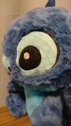 Imagem de Ursinho Bicho Pelúcia Stitch Grande 38cm Premium de Lilo e Stitch Brinquedo Antialérgico