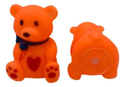 Imagem de Ursinho De Borracha P/ Pets Cães E Gatos Diversão C/ Apito