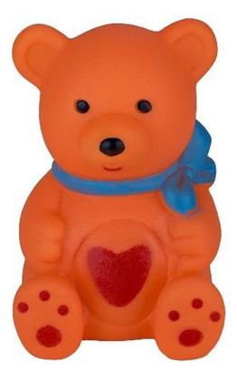 Imagem de Ursinho De Borracha P/ Pets Cães E Gatos Diversão C/ Apito