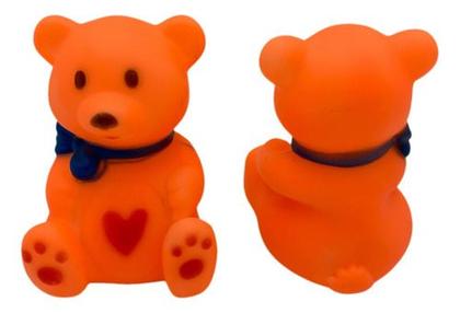 Imagem de Ursinho De Borracha P/ Pets Cães E Gatos Diversão C/ Apito