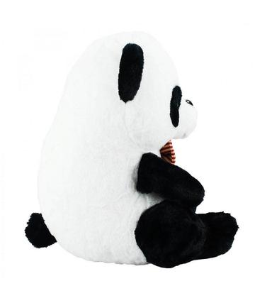 Imagem de Ursinho Panda Pelúcia Sentado com Gravata Borboleta 23cm