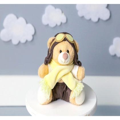 Imagem de URSO AVIADOR CLASSICO TEDDE 12 cm