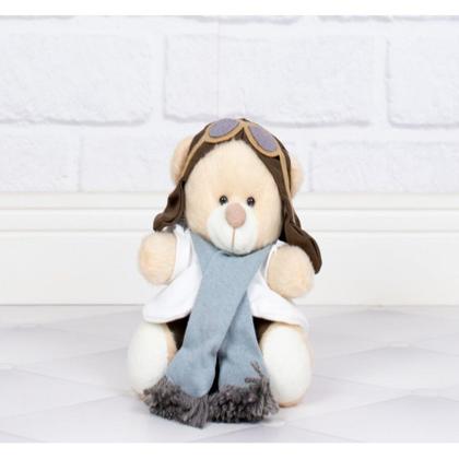 Imagem de URSO AVIADOR CLASSICO TEDDE 12 cm