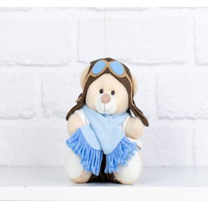 Imagem de URSO AVIADOR CLASSICO TEDDE 12 cm