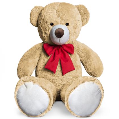 Imagem de Urso De Pelúcia Gigante Com Laço Antialérgico 1 Metro