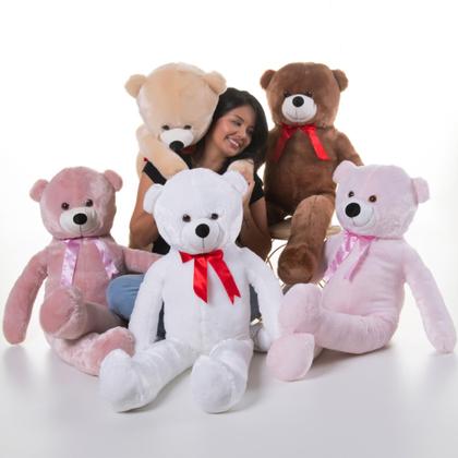 Imagem de Urso de Pelucia Gigante Urso Teddy Grande 1,10m de Altura Hipoalergênico