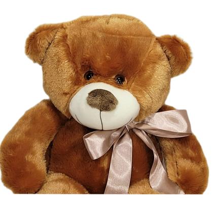 Imagem de Urso De Pelucia Macio Bicho 50cm Criança Presente Com Laço Várias Cores