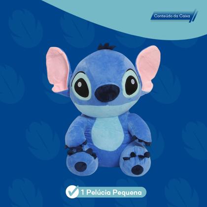 Imagem de Urso de Pelúcia Stitch Fofo Super Macio Desenho Criança
