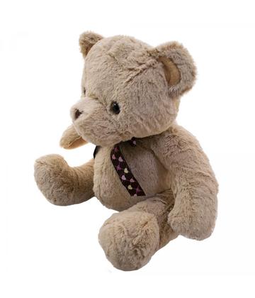 Imagem de Urso Marrom Com Laço 40Cm - Pelúcia