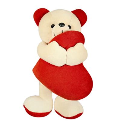 Imagem de Urso Ursinho Pelúcia Carinhoso Com Coração 30 Cm - Namorados