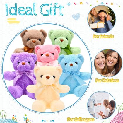 Imagem de Ursos de Pelúcia Skylety - Kit com 10 Peças de 30cm