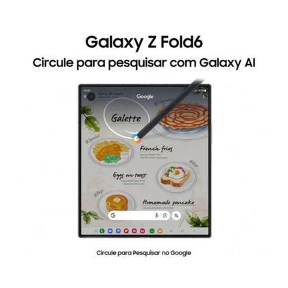 Imagem de Usado: Galaxy Z Fold6 512GB Cinza Muito Bom - Trocafy - Samsung