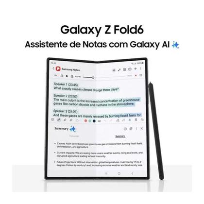 Imagem de Usado: Galaxy Z Fold6 512GB Cinza Muito Bom - Trocafy - Samsung