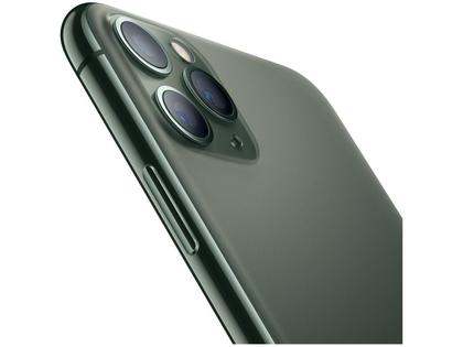 Usado: iPhone 11 Pro Max 256GB Verde Meia-Noite Bom - bateria 70