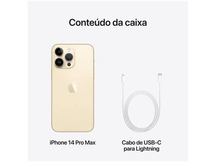 Imagem de Usado: iPhone 14 Pro Max 256GB Dourado - Muito Bom