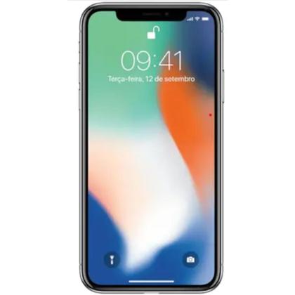 Usado: iPhone X 64GB Prata - Outlet Bateria 70% - Apple - iPhone