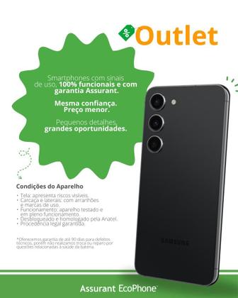 Imagem de Usado: Samsung Galaxy S24 Ultra 512GB Preto - Outlet Bateria 70%