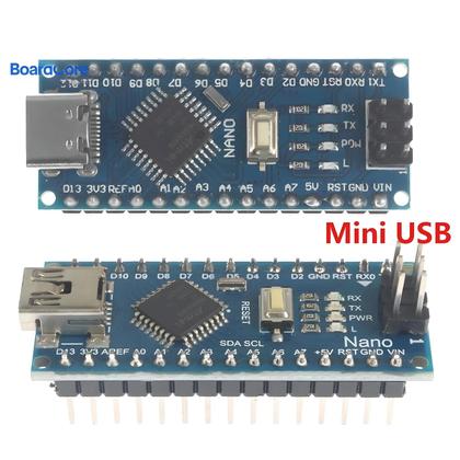 Imagem de USB Tipo-C Nano 3.0 Para Arduino ATMEGA328P Mini Micro USB CH340 Driver 16Mhz Compatível Com