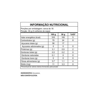 Imagem de Uva Passa Preta Sem Semente 500g Blanic
