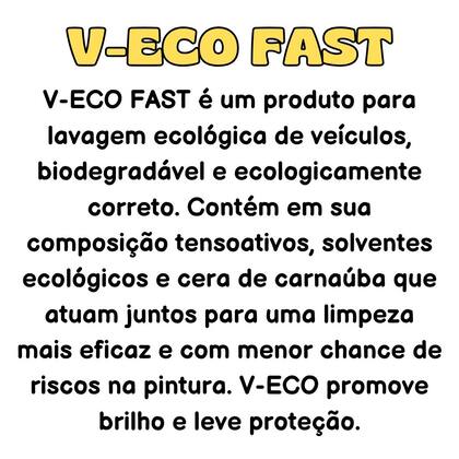 Imagem de V-eco fast lavagem a seco com cera automotiva 500ml vonixx