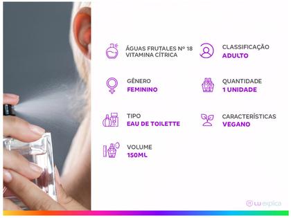 Imagem de V&L Aguas Frutales Nº 18 Vitamina Cítrica Feminino Eau de Toilette 150 ml
