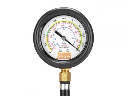 Imagem de Vacuômetro para diagnóstico de motores automotivos com 5 peças raven 109668