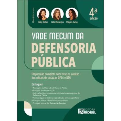 Imagem de Vade Mecum da Defensoria Pública