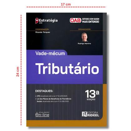 Imagem de Vade-Mécum Tributário - Estratégia - OAB - 13ªEd - Estude Com Quem Mais Entende