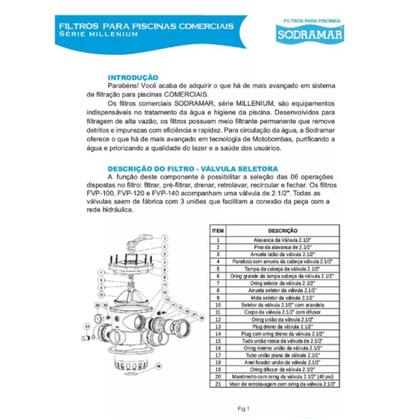 Imagem de Válvula 2.1/2 6 Vias - FVP Lp 100, 120 E 140 Atual Sodramar