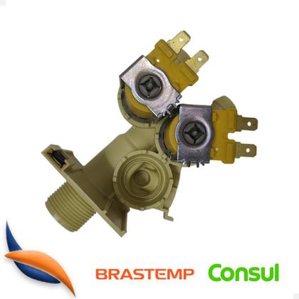 Imagem de Válvula 2 Vias 110v Lavadora Brastemp Consul W10706137 / W10685605