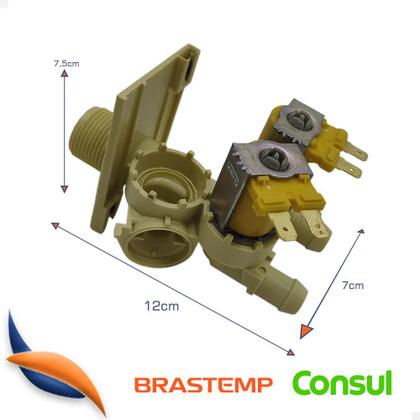 Imagem de Válvula 2 Vias 110v Lavadora Brastemp Consul W10706137 / W10685605