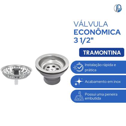 Imagem de Válvula 3 1/2" para Pias Cubas e Tanques Tramontina