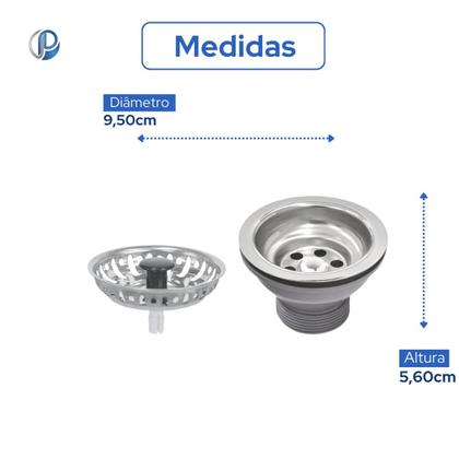 Imagem de Válvula 3 1/2" para Pias Cubas e Tanques Tramontina