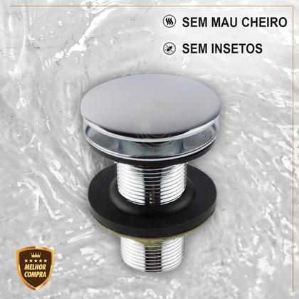 Valvula 7/8 Click Up Inteligente Em Metal Inox Cromado Para Banheiro Pia Cuba Cód. 7721 - Confiança Metais Imagem de Valvula 7/8 Click Up Inteligente Em Metal Inox Cromado Para Banheiro Pia Cuba Cód. 7721