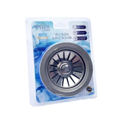 Válvula americana 4 1/2 inox e abs pia cozinha ralo cozinha - FLVX HIDRO Imagem de Válvula americana 4 1/2 inox e abs pia cozinha ralo cozinha