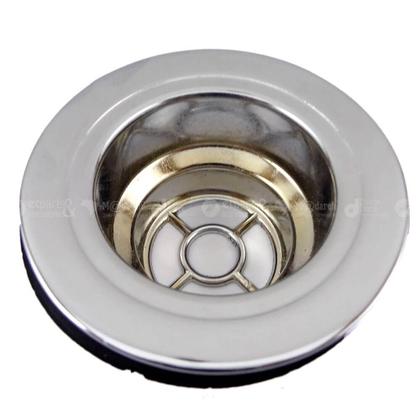 Imagem de Válvula americana p/ pia cromada c/ cesto metal 3.1/2 x 1.1/2 257 - pison