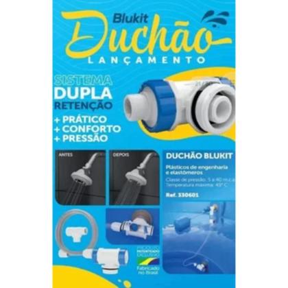 Imagem de Válvula Blukit p/ Caixa dÁgua Duchão com Dupla Retenção