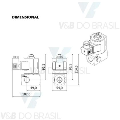 Imagem de Válvula Bobina 30w 220/240v Rosca Fêmea 1/2 Thermoval 11858