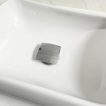 Imagem de Valvula Click 1 1/4 Com Ladrão Lavabo Aço Inox Ralo para Pia de Banheiro Cuba 40mm Valvula de Escoamento Lavatorio