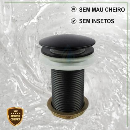 Imagem de Válvula Click Up Inteligente Em Aço Inox Pia Cuba 7/8  Cores