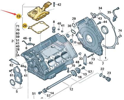 Imagem de Válvula Controle De Pressão (Pcv) Audi A4 A6 Q5 2010 2018