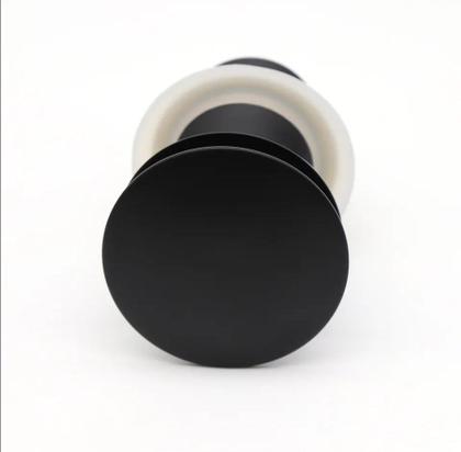 Imagem de Válvula Cuba Pia Banheiro Click Preto Fosco