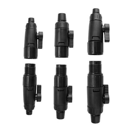 Imagem de Válvula De Conexão Rápida Para Aquário/Tanque De Peixes 12mm 16mm - Conector De Tubo Plástico