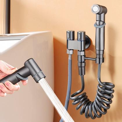 Imagem de Válvula de controle duplo PINNKL 1-In-2-Out para bidê e chuveiro